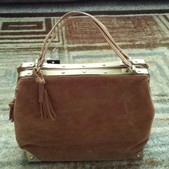 New Tan Purse called The Plaza