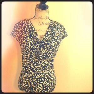 Vince Camuto Draped Collar Top