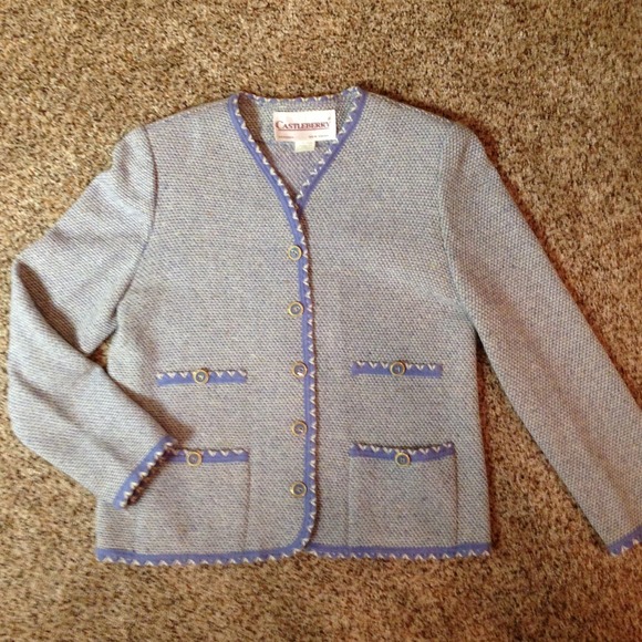 Vintage Castleberry London New York Tweed  jacket