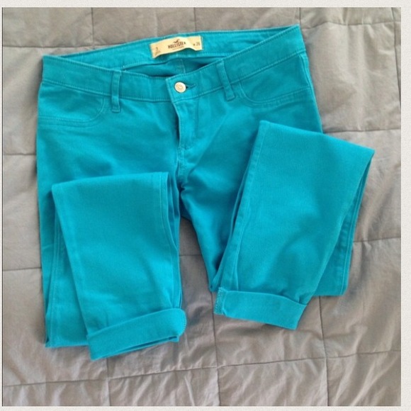 Blue Hollister Pants - Size 3 - Picture 3 of 4