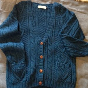Cardigan sweater (wool)