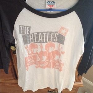 Brandy melville john Galt Beatles baseball tee