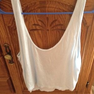 Brandy melville light blue low back tank NWT