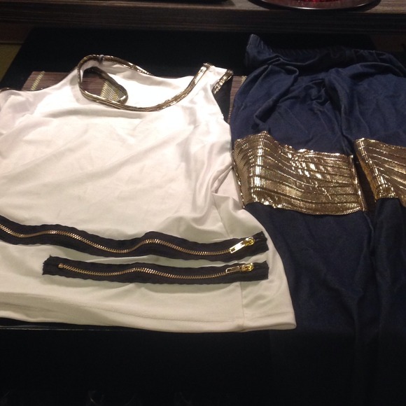 Hip Hop Dance Outfit (jacket, top, leggings) - Picture 4 of 6