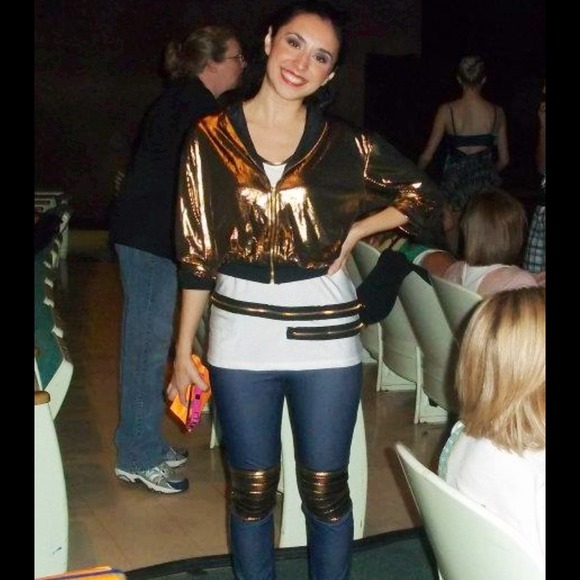 Hip Hop Dance Outfit (jacket, top, leggings) - Picture 5 of 6