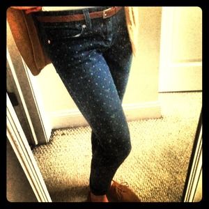 Polka Dot Gap 1969 Always Skinny Jeans