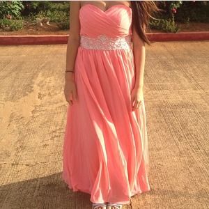 Pink formal dress