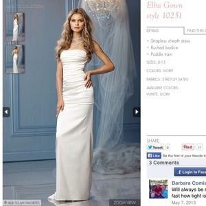 Watters Elba Wedding Dress! Brand New with tags!