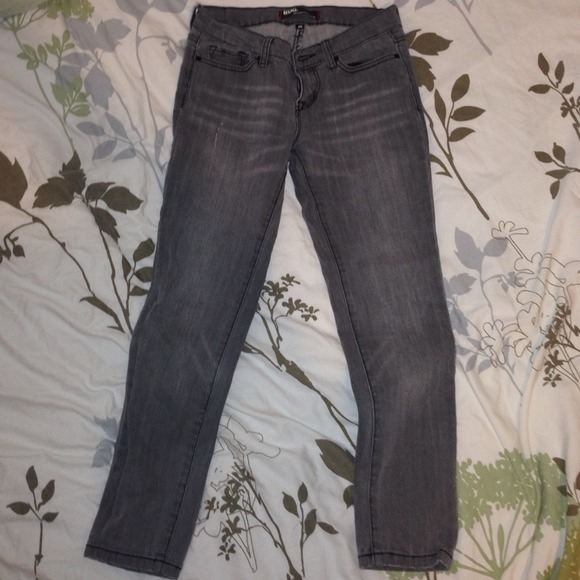 grey cigarette pants