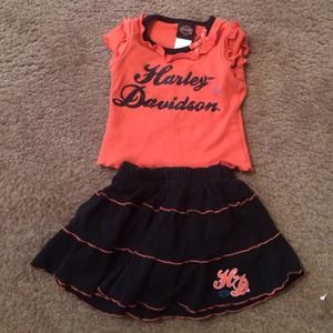12 month baby Harley Davidson outfit