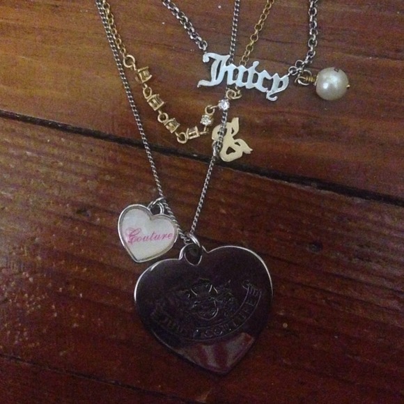 3 chain juicy couture necklace