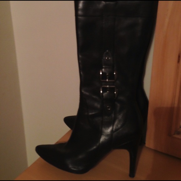 Discounted🎉 Via SPIGA Black leather Boots