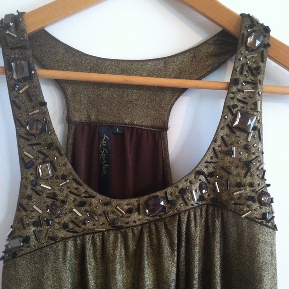 Long Top Gold - Picture 2 of 3