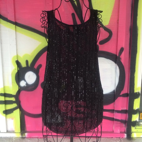 Mango Suit Sequence Tank - Picture 3 of 4