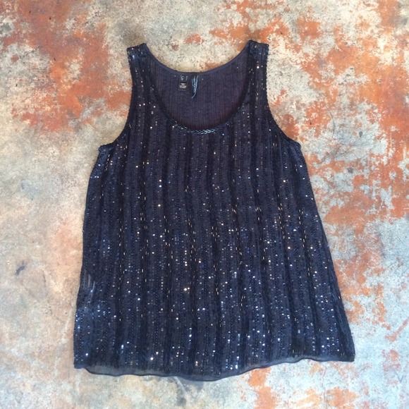 Mango Suit Sequence Tank - Picture 4 of 4