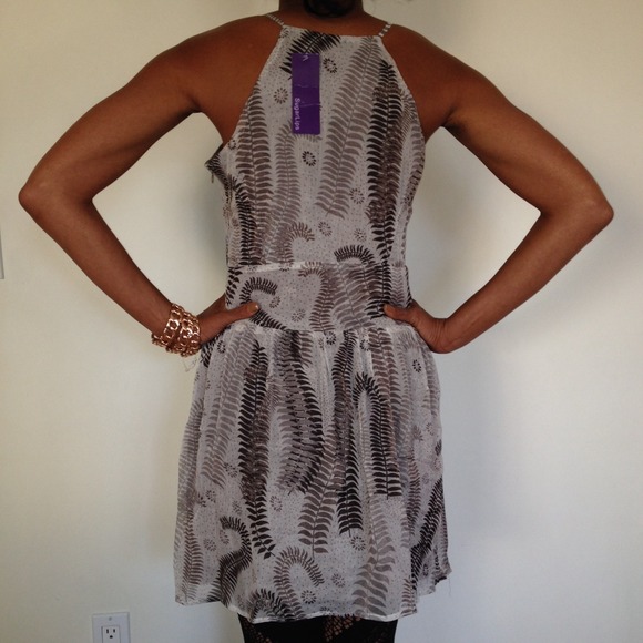 Gray Spring Dress - Picture 3 of 4