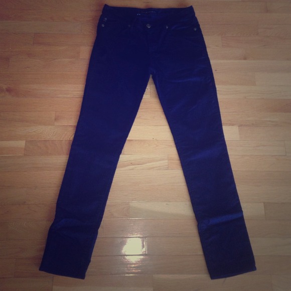 Dark blue thin cords (beautiful color)