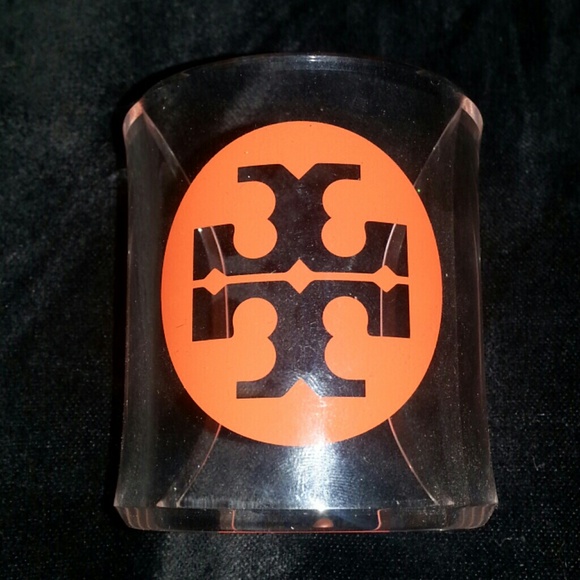 Tory Burch Logo Lucite Cuff
