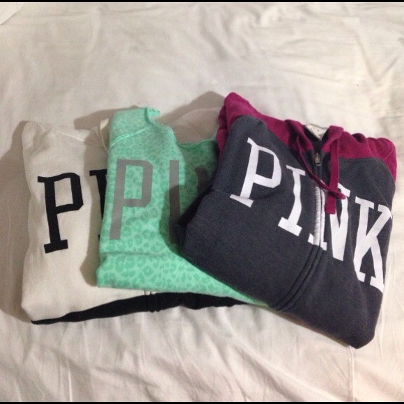 VS PINK HOODIE BUNDLE