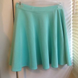 Teal skirt