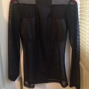 See though cross shirt