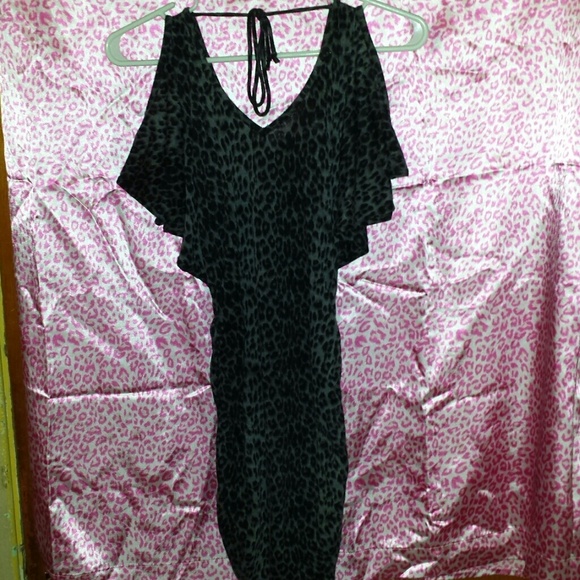 Chettah printed dress