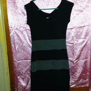 Black and grey dress