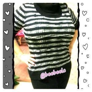 Cute Black and White Stylish Sweater
