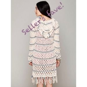 FREE PEOPLE Fringe Maxi Sweater