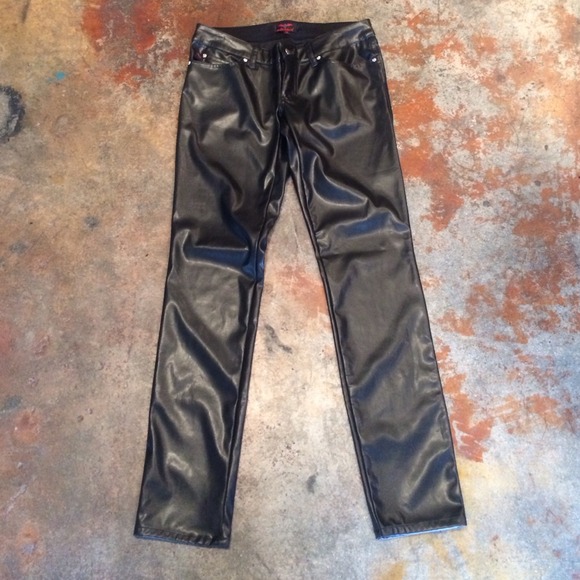 Tripp NYC Faux Leather Pants - Picture 2 of 4