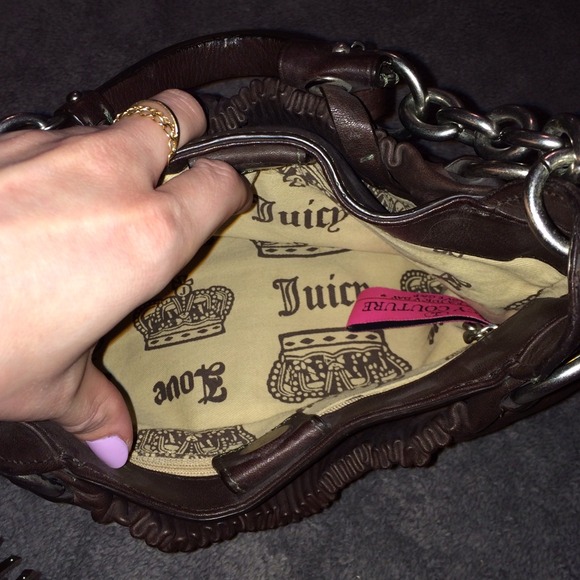 JUST REDUCED Juicy Couture Brown Leather Handbag - Picture 3 of 4