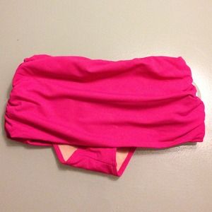 Hot pink swim skirt