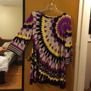 Retro-inspired tunic/dress and sleeveless top