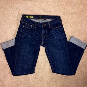 J Crew matchstick jeans