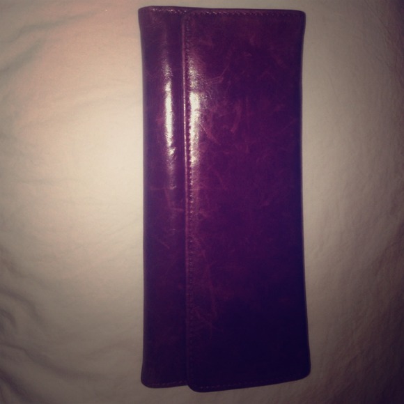Beautiful soft burgundy leather wallet