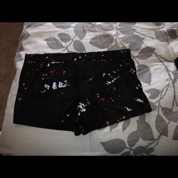 Sequin shorts