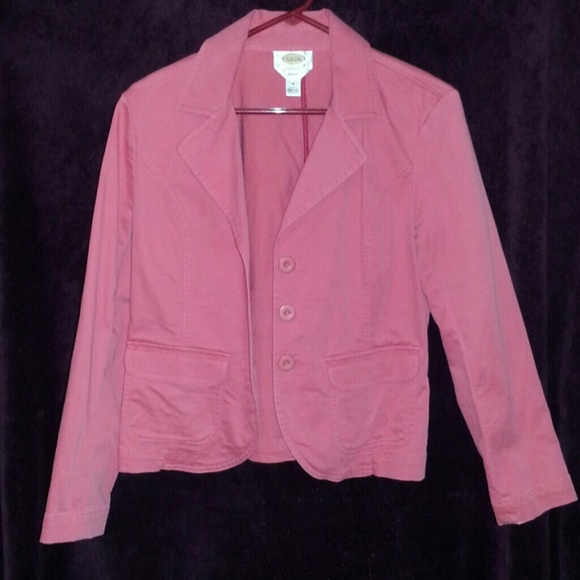 Talbots Petites small blazer, coral