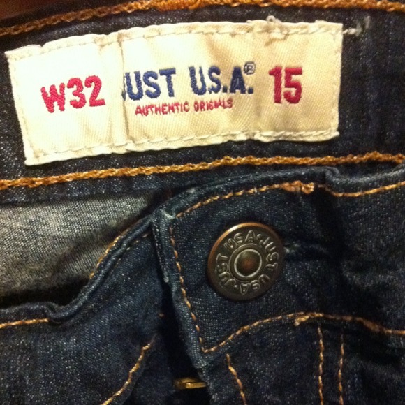 Just U.S.A. Denim Jeggings/Capris - Picture 2 of 2
