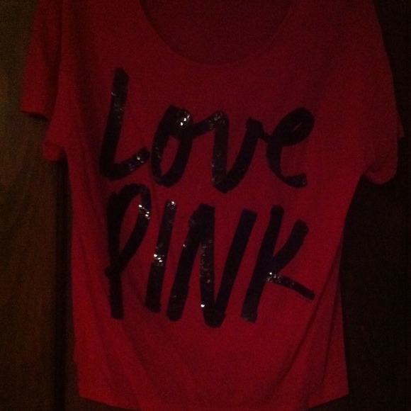 Cute sequence Victoria's Secret shirt