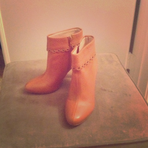 REDUCED!!Michael Kors Roadie Bootie in Luggage NIB