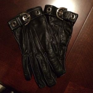 Coach Leather Gloves - Women's