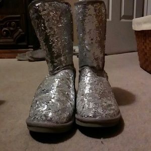 Sequin boots!