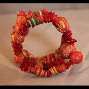 Memories in Coral bracelet