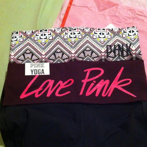 Victoria's Secret pink boot cut yoga pants