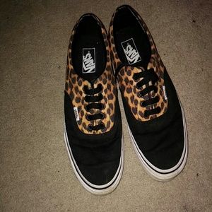 Black and cheetah vans!
