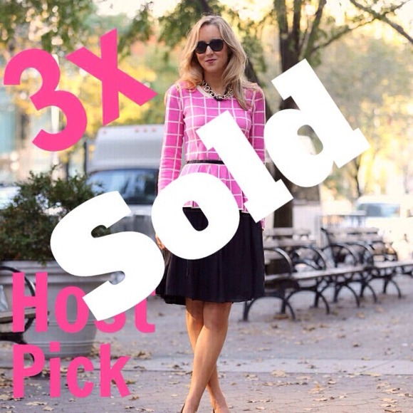 Banana Republic Sweaters - ❌Sold❌Pink Peplum Sweater
