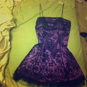 Purple homecoming dress; worn just once