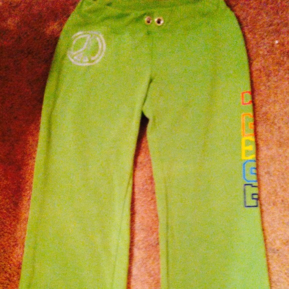 Rue 21 sweatpants, green.