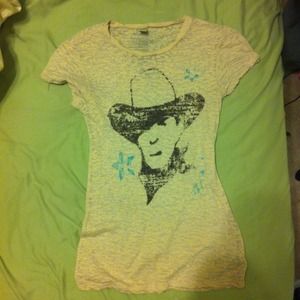 Burn out cowboy shirt