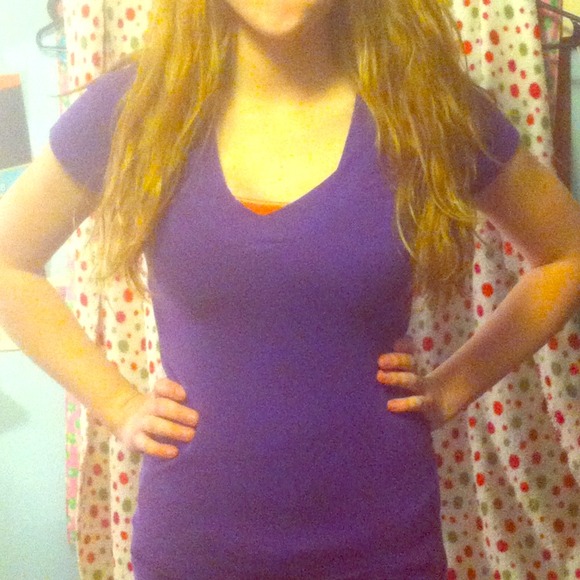 Violet V-Neck